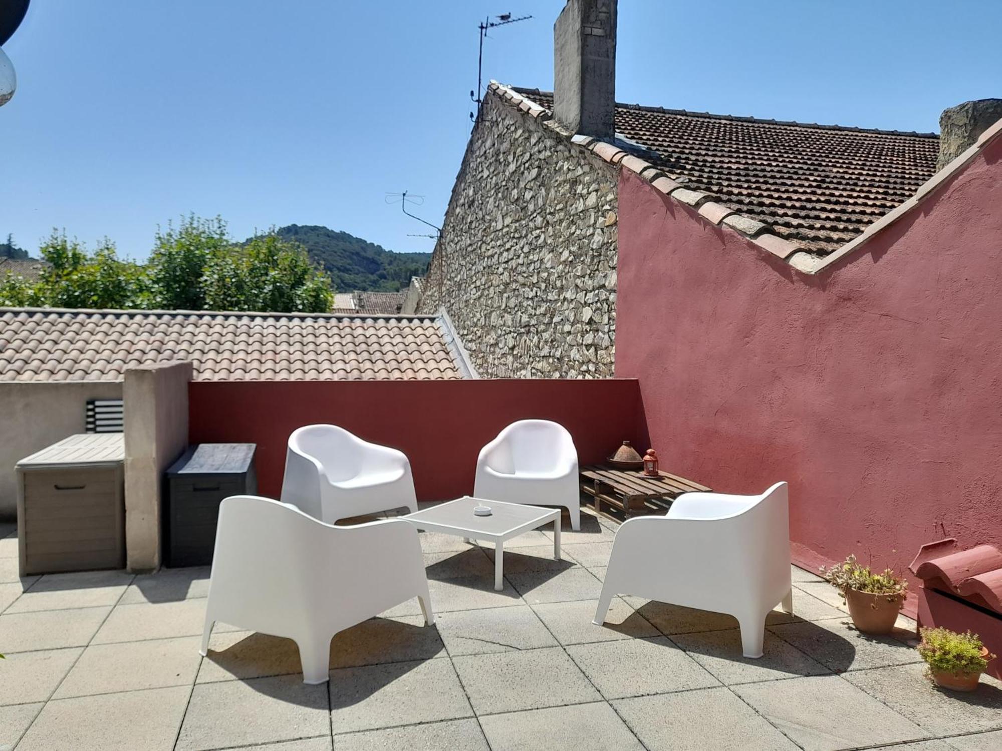 Grande Terrasse Et Vue Sur Le Site Antique Apartamento